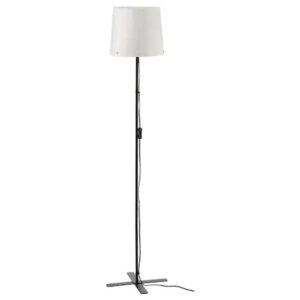 IKEA BARLAST Торшер, чорний / білий