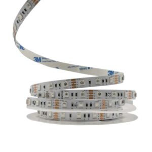 Світлодіодна стрічка 12В 1м MTK-300RGB5050-12 SMD 5050 60 LED/m IP20 RGB