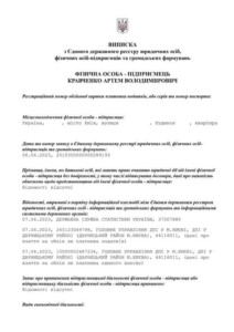 Виписка що електрик в Києві - фізична особа підприємець. Виписка що електрик в Києві - фізична особа підприємець.
